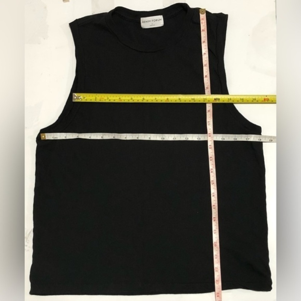 Denim Forum Black Muscle Tank - Picture 8 of 8